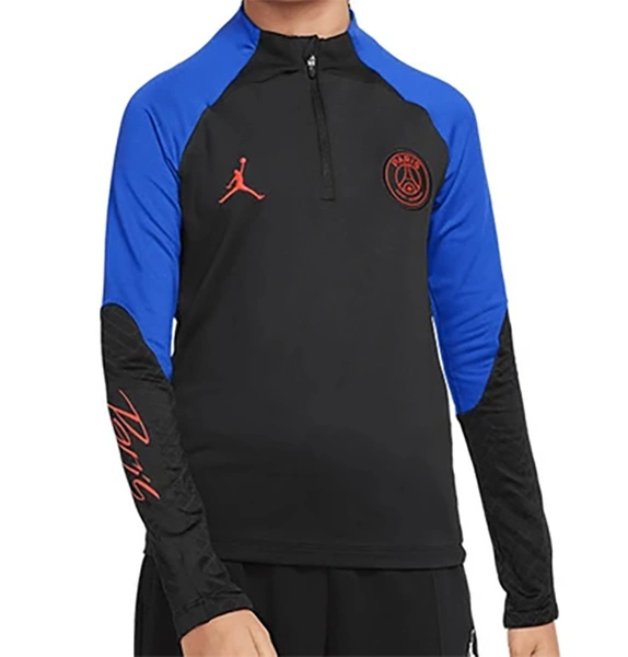 Bluza Dziecięca Nike PSG Strike Drill Top 22/23 DN1296-011 S 128-137 cm Czarna