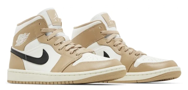 Beżowe Buty Nike Air Jordan 1 Mid Desert BQ6472-103 42,5 Damskie