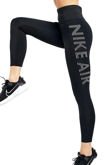 Czarne Legginsy Damskie Nike Epic Fast Dri-FIT XS z Napisem NIKE AIR – CZ9229-011
