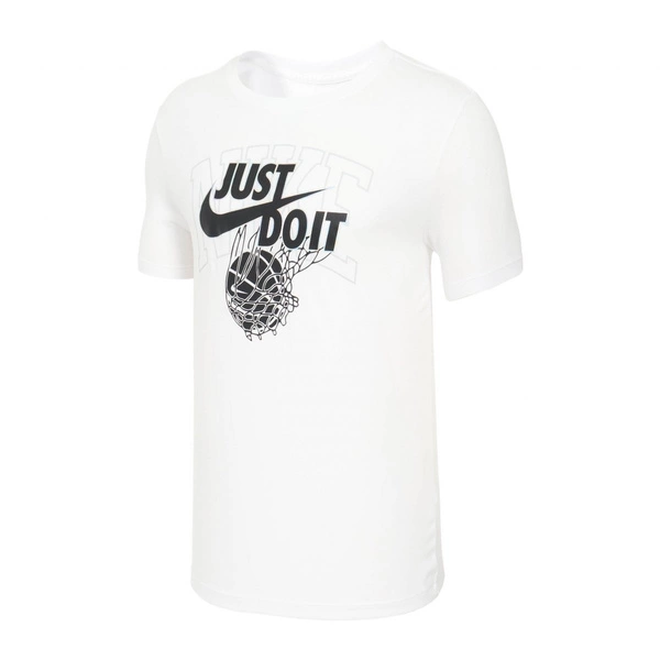 Biała Męska Koszulka Nike Tee Just Do It DR7639-100 S