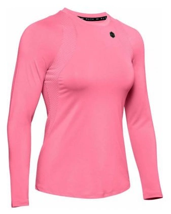Różowa Koszulka Damska Under Armour SM 1355582691 HeatGear Rush Celliant
