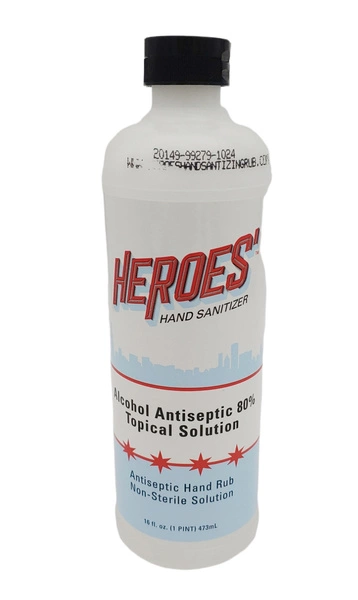 ALKOHOL  80% ODKAŻAJĄCY DO RĄK HEROES 473ml