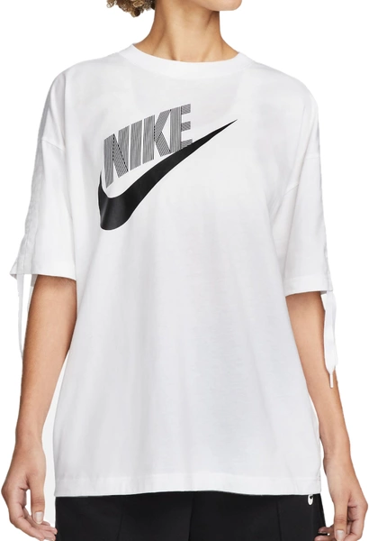 Biała damska koszulka Nike Sportswear Oversize DV0335-100 L