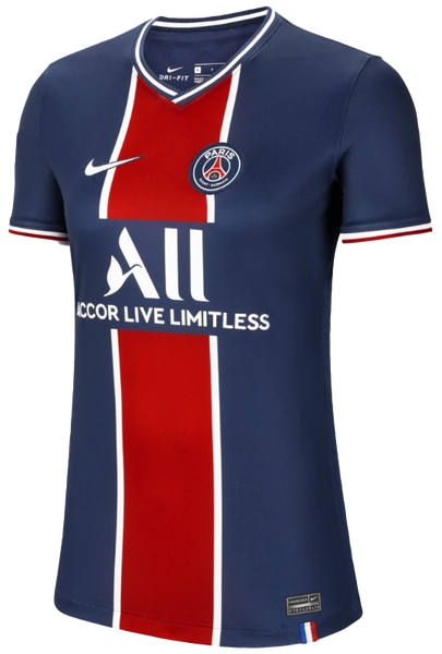 Koszulka Damska Nike PSG Home 20/21 CD4407-411 XS Granatowa