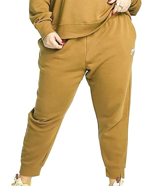 Damskie Spodnie Nike DV5085-271 Brązowe 2X Plus Size
