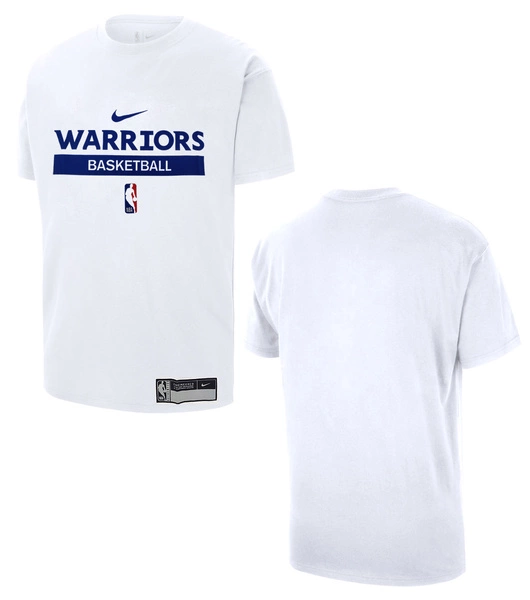 Biała Męska Koszulka Nike NBA Warriors Dri-FIT M DR6463-100