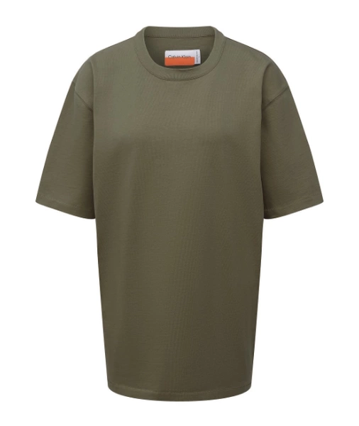 Koszulka Calvin Klein Zielona Bawełna Luźna K10K108252 M