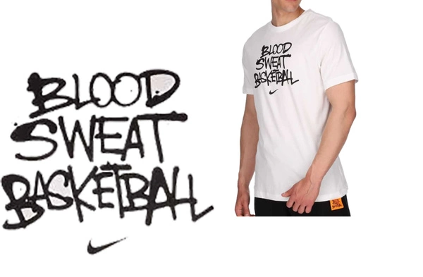 Biała Koszulka Męska Nike DN2982-100 M – Tee NBA DF Verb SS