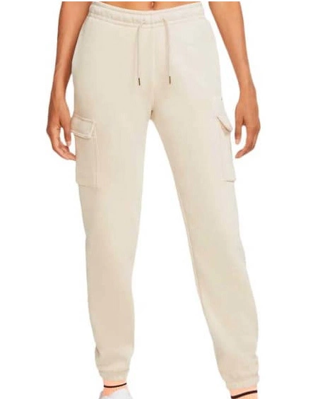 Beżowe Spodnie Damskie Nike DC0848-140 L Cargo Oversize