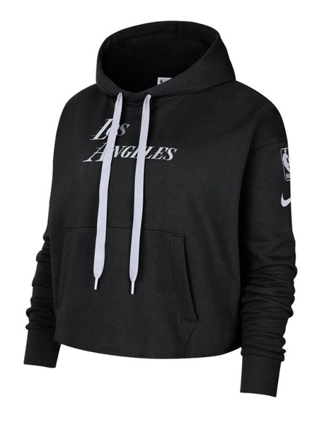 Czarna Bluza Damska Nike DN4736010 S Lakers Oversize