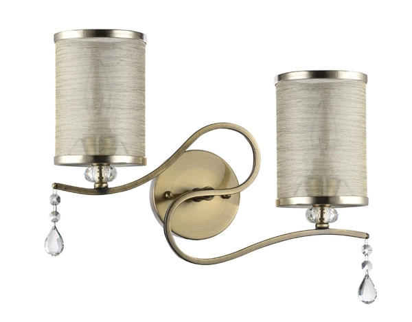 Kinkiet Maytoni Faust Brązowy Antyk 2xE14 H005WL-02BZ