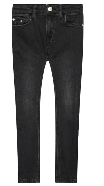 Czarne Jeansy Skinny Dziecięce Calvin Klein IG0IG01074 104 cm