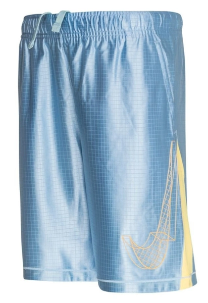 Spodenki Junior Nike Graphic Dri-FIT Niebieskie L DA0258-436