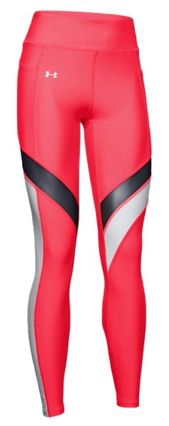 Czerwone Damskie Legginsy Under Armour HeatGear Compression 1355598628 S/M