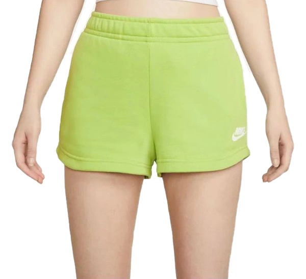 Nike Spodenki Damskie - Zielone - Rozmiar S - SW Essentials Fleece - DZ3511-332