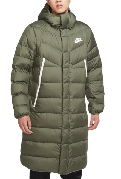 Zielona Męska Parka Nike Windrunner CU0280-380 M