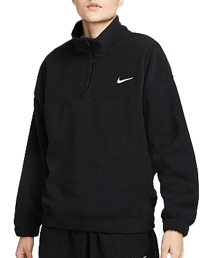 Damska Bluza Nike Sportswear Czarna Polarowa Loose Fit FJ1019-010 S