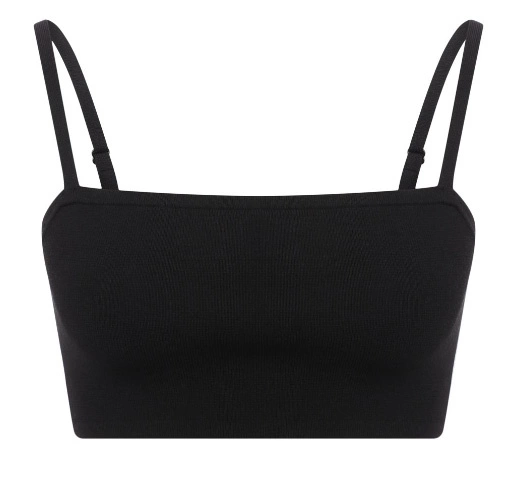 Top Bralette Calvin Klein K20K203721BEH Czarny S Krótki 