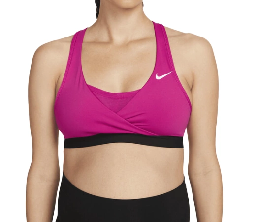 Nike Biustonosz Sportowy - Do Karmienia - Różowy - Rozmiar L - Swoosh Dri-FIT - CQ9289-621