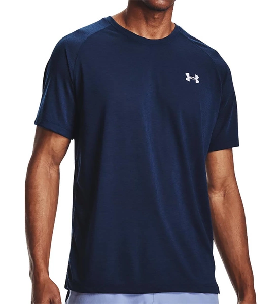 Ciemnoniebieska Męska Koszulka Under Armour Streaker Fitted 1361469408 L