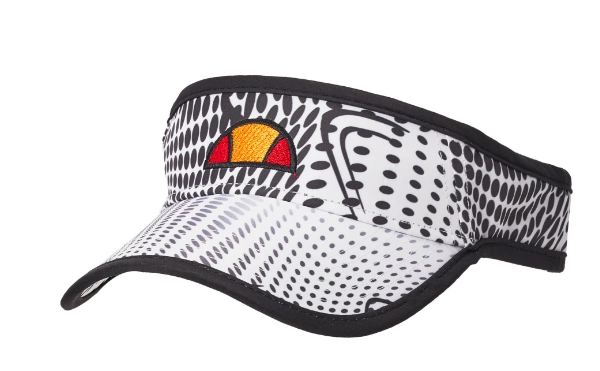 Biały Daszek Ellesse Spring Trevico SERA3093 z Kropkami