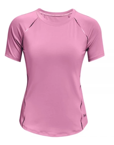 Różowa damska koszulka Under Armour Rush Scallop SS 1360852680 SM