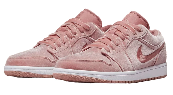 Buty damskie Nike Air Jordan 1 Low Pink Velvet DQ8396-600 44