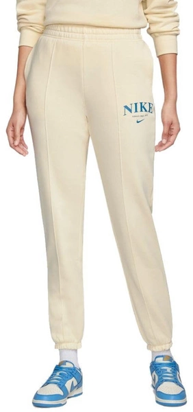 Beżowe Spodnie Nike Essentials Fleece S Damskie DQ5384-113