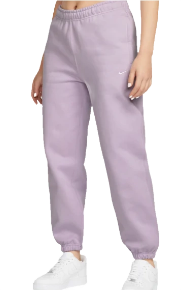 Spodnie Nike Fleece Pant Loose Fit S CW5565-530 Fioletowe