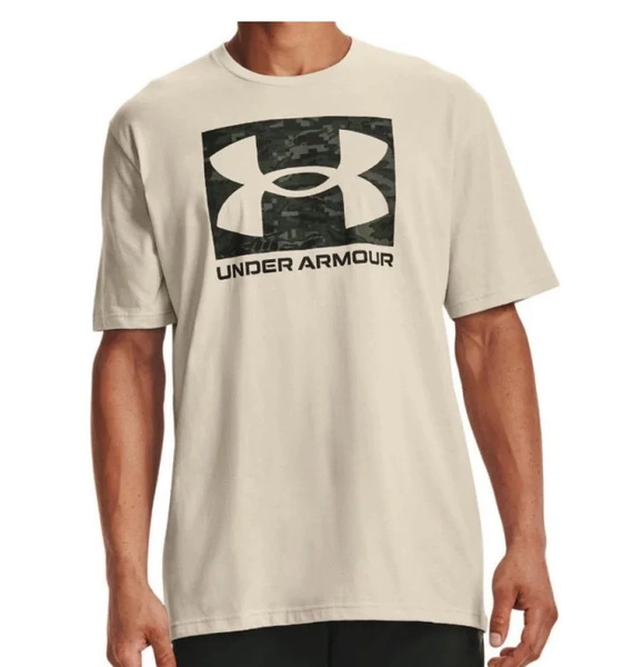 Beżowa Męska Koszulka Under Armour HeatGear Loose 1361673-110 L