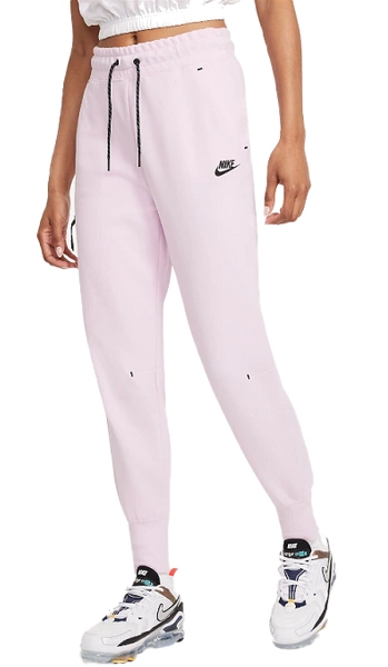 Nike Spodnie Dresowe Damskie - Joggery - Różowe - Rozmiar XL - Nsw Tech Fleece - CW4292-695