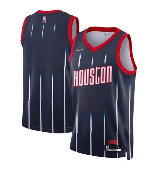 Czarna Koszulka NBA Rockets City Edition L Personalizowana