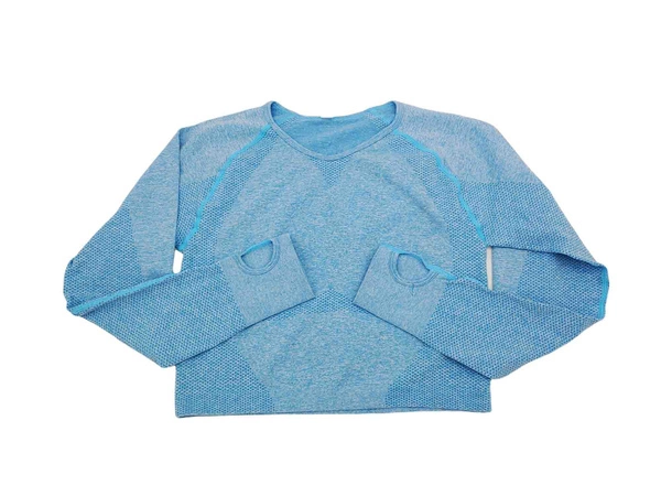 RUSHGUARD  BLUZKA TOP SPORTOWY BABY BLUE XL