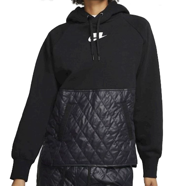 Damska Czarna Bluza Nike NSW Fleece XS z Kapturem CJ6253-010