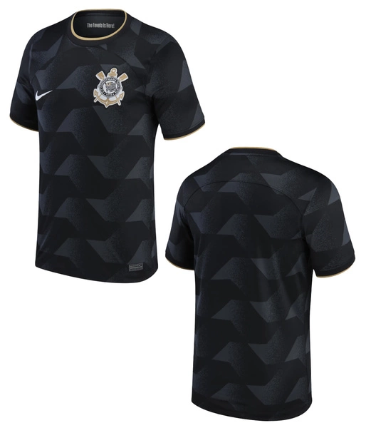 Czarna Męska Koszulka Nike Corinthians Away DM1836-060 L