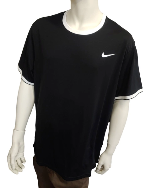 Czarna Męska Koszulka Nike Court Tennis Dri-FIT AQ5306-010 L