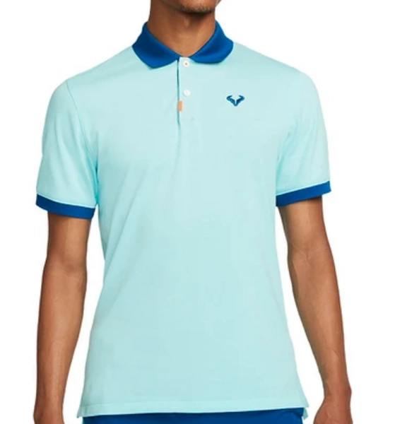 Niebieska Koszulka Polo Męska Nike DD8532482 XS Rafa Slim Fit