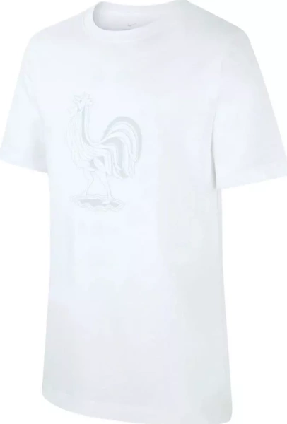Biała Koszulka Nike CD1487-100 L Junior Chłopięca Francja