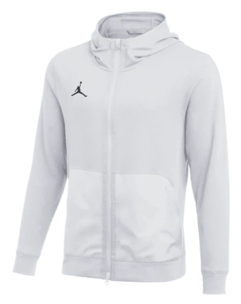 Nike Bluza Męska - Z Kapturem - Rozpinana - Treningowa - Biała - Rozmiar XL - Jordan Air Dri-FIT Fleece - DQ7870-135