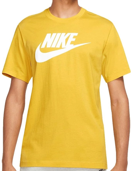 Żółta Męska Koszulka Nike Tee Icon Futura AR5004-709 XL