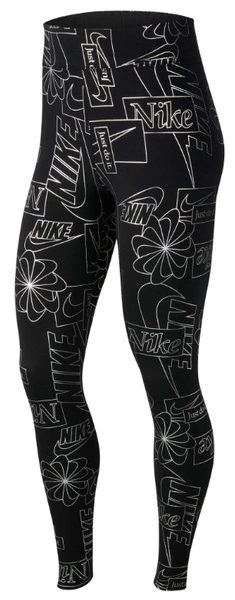 Czarne Legginsy Damskie Nike XS CU6861-010 Sportswear Icon Clash