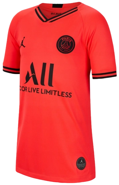 Męska Koszulka Nike PSG Jordan Stadium Away 19/20 Czerwona L AJ5552-613
