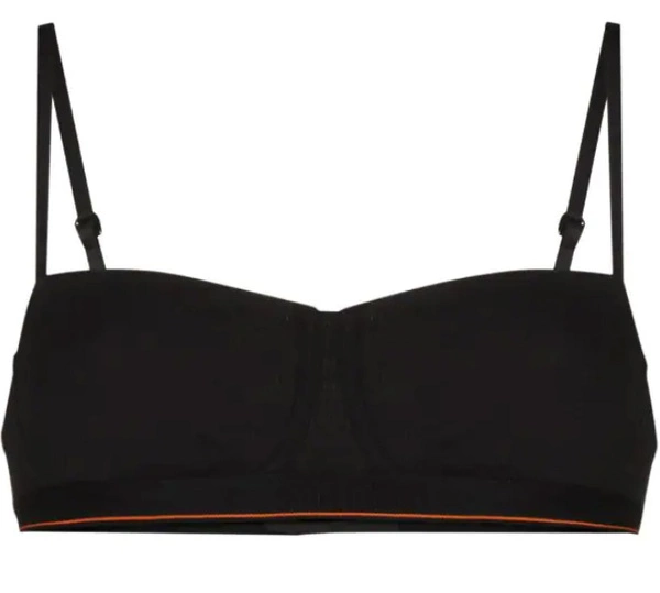 Biustonosz Calvin Klein - Czarny - Rozmiar L - Unlined Balconette - 0040173WBE UB1