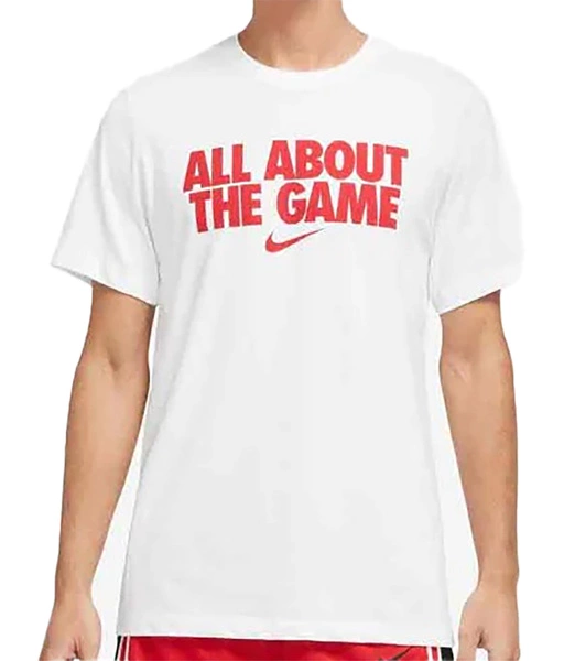 Koszulka Męska Nike Tee NBA All About The Game DV1218-100 Biała M