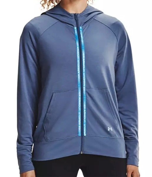 Niebieska Bluza Damska Under Armour 1360907470 SM Rozpinana