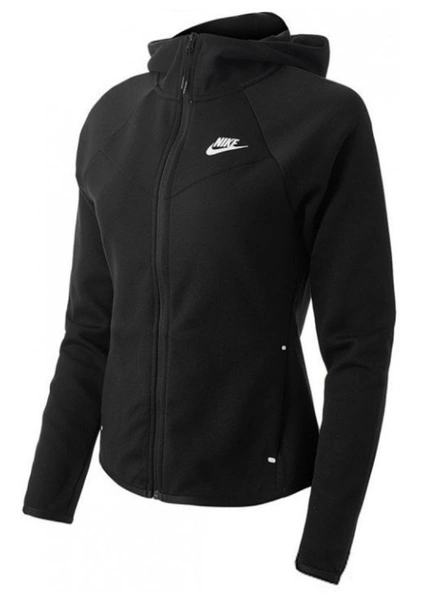Nike Damska Bluza z Kapturem - Rozmiar M - Czarna - Rozpinana - BV3455-010