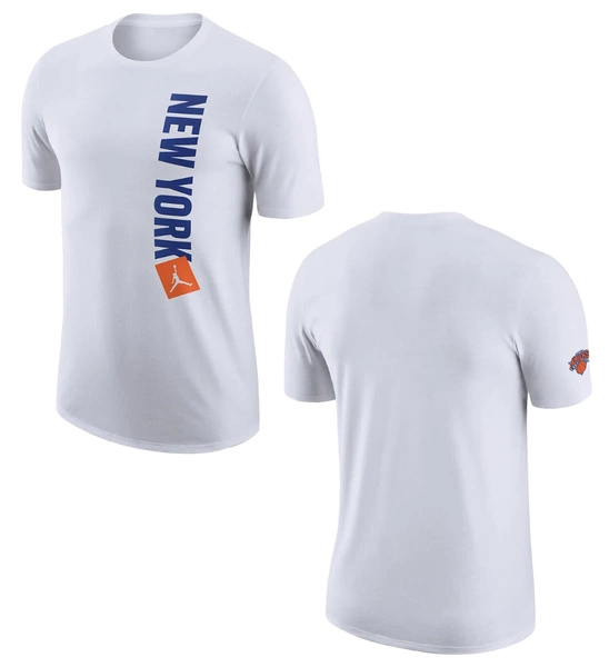 Biała Koszulka Męska Nike DV5828-100 M – Tee NBA New York Knicks