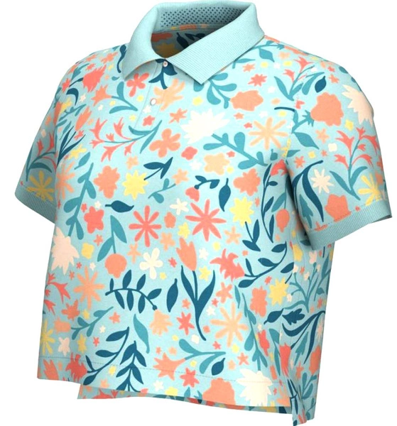 Multikolor Męska Koszulka Polo Nike GLF SU PRT 2.0 DD0486382 S