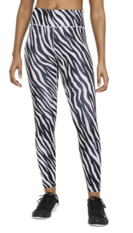 Nike Legginsy Damskie - Multikolor - Rozmiar XS - Średni Stan - Obcisłe - One 7/8  - DC5276-569