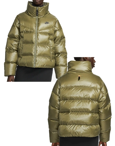 Zielona Kurtka Damska Nike DH4079-222 S Therma-FIT Windrunner